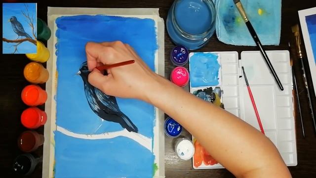 Рисуем скворца смотреть онлайн