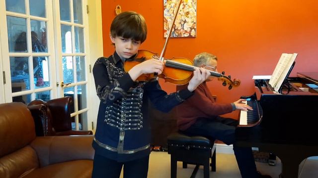 Sarasate Zigeunerweisen Gypsy Airs Rehearsal Misha Цыганские напевы Сарасате в работе Миша Андреев