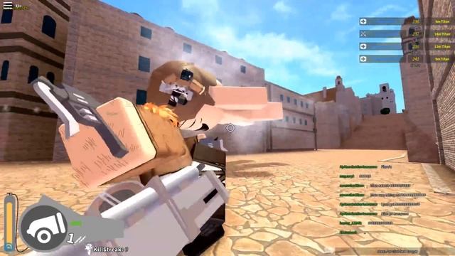 АТАКА ТИТАНОВ в РОБЛОКС - Roblox Attack On Titan смотреть онлайн