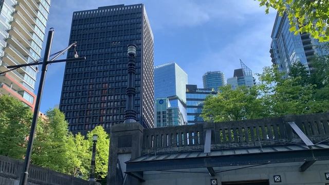 Vancouver BC Canada. Прогулки по городу Ванкувер в Канаде