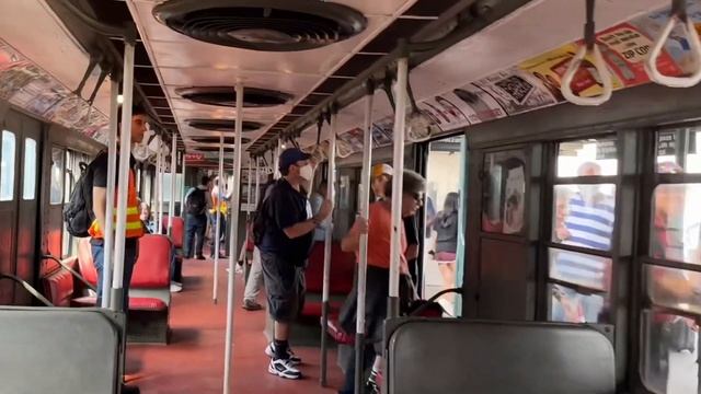 Влог из Америки | Прокатилась на 100 летнем вагоне метро в Нью Йорке смотреть онлайн