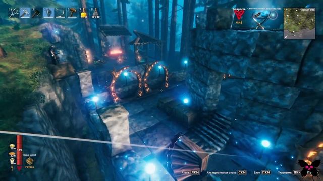 Valheim. Таверна викинга на открытом воздухе в Вальхейм. смотреть онлайн