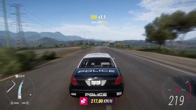 Ford Crown Victoria Police Interceptor 2010 Test Drive at Highway Forza Horizon 5 Xbox Series. смотреть онлайн