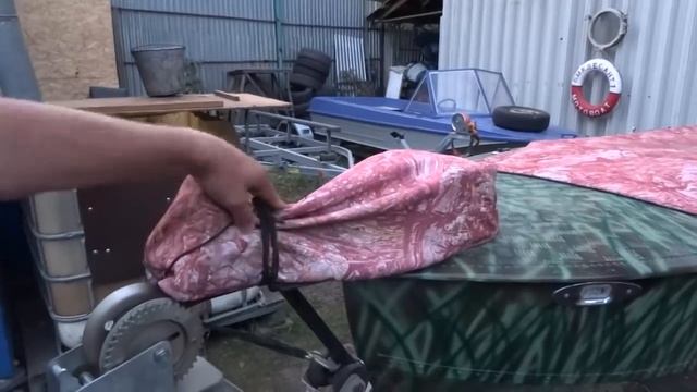 Русбот 42 продолжение . Бушприт  лебёдка  якорь .