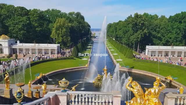 Впечатляющие фонтаны Петергофа. Июль 2022 #Петербург #Петергоф #Петродворец #фонтаны смотреть онлайн