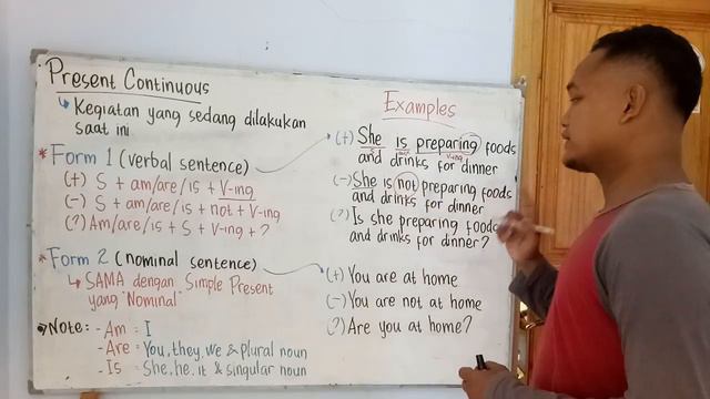 PRESENT CONTINUOUS (verbal & nominal forms) смотреть онлайн