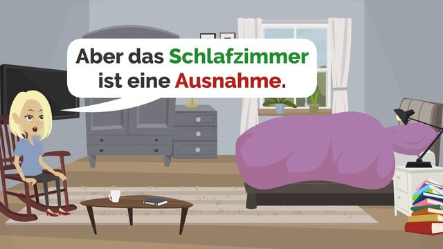 Deutsch Lernen | Mein Schlafzimmer | Lena Erzählt | Möbel, Wortschatz, Wechselpräpositionen Im Dati