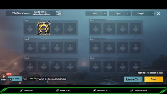 BADBLOODYT IS LIVE NOW|| Aajao Jldi #customs #livecustoms #bgmicustom #bgmiroom #bgmiunban смотреть онлайн