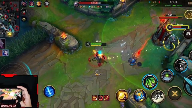 DUO LANE AKALI IS BROKEN! **NEW META** (18 KILLS) смотреть онлайн
