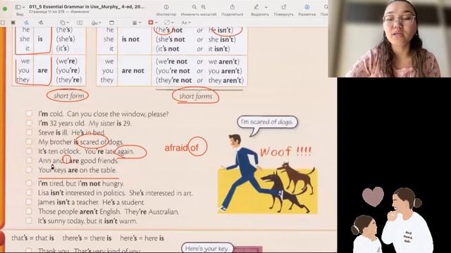 1. Elementary деңгейі. Essential Grammar In Use, Raymond Murphy. Unit 1. Am. Is. Are.
