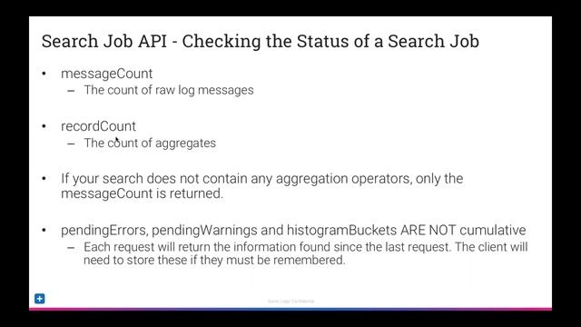 Sumo Logic Search Job API смотреть онлайн