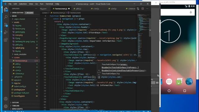 React Native Tutorial - Membuat Web View Sederhana #PART3 смотреть онлайн