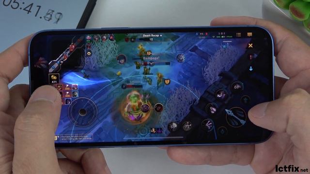 iPhone 13 League of Legends Mobile Wild Rift Gaming test | LOL Mobile смотреть онлайн
