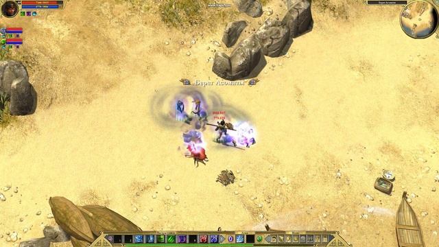 Titan Quest - Immortal Throne on 2X Palit GTX 660 2048 Mb SLI Part 1 смотреть онлайн