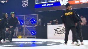 SNIPES FUNKIN STYLEZ 2019 KIDZ TEAM BATTLE SEMI FINAL Kids Japan vs The Funky 4
