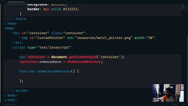 Custom Mouse Pointer in JS - தமிழில் | JavaScript Tutorials #6 | Web Development Tutorials смотреть онлайн