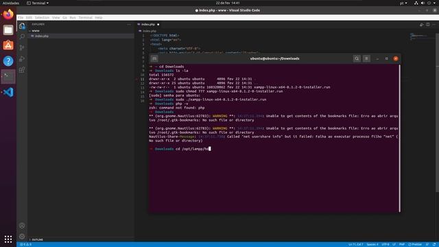 atualizando e configurando ambiente dev no linux - ubuntu - php - mysql - angular - nodejs смотреть онлайн