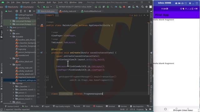 Lecture 20 | Tablayout | Android Studio | Tech Step Sahiwal смотреть онлайн