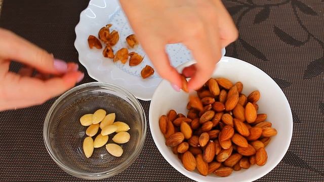 Как очистить миндаль от кожуры ❆ How to blanch almonds смотреть онлайн