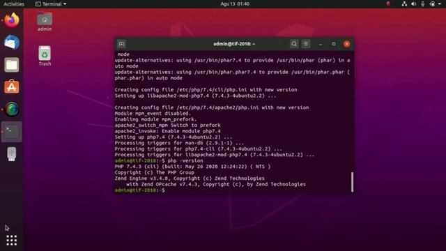 Tutorial Install PHP di Linux Ubuntu смотреть онлайн