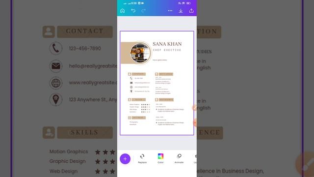 How to create cv/resume on canva смотреть онлайн