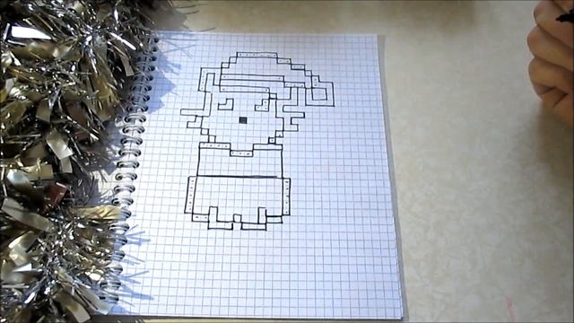 Mouse Christmas Pixel Art How to Draw #PixelArt * Как нарисовать мышку по клеточкам Пиксель смотреть онлайн