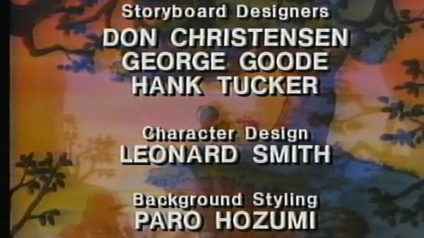 Closing to The New Adventures of Winnie the Pooh, Vol. 6 1991 VHS (Canadian Copy)