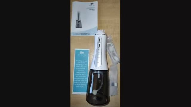 Cordless Water Flosser for Teeth - Caresy Smart Pressure Oral Irrigator for Braces with 350ml Revie смотреть онлайн