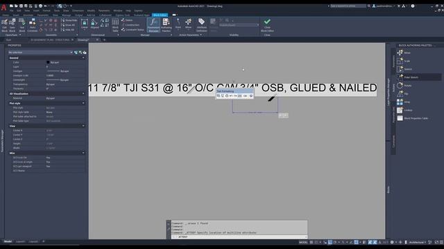 Must Have Dynamic Blocks For Structural Engineers - Floor Structure Label смотреть онлайн