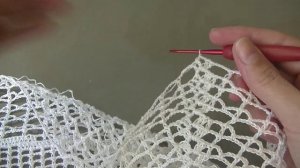 Скатерть в технике филейного вязания " Подснежник ". Часть 6.