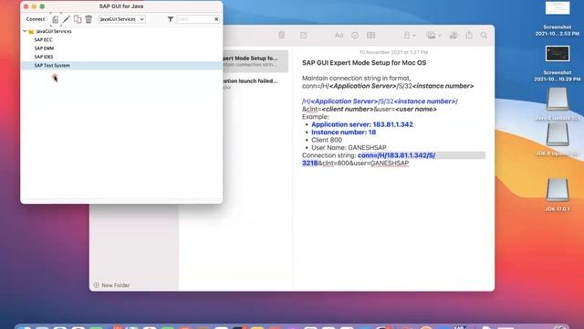 Process to setup new SAP Login on Macbook || Adding new IP Details on Mac with Expert option || ERP смотреть онлайн
