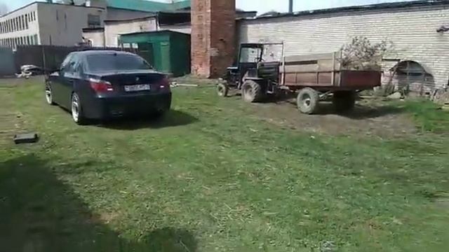 Звук спортивного глушителя ULTER на BMW 5 E60 смотреть онлайн