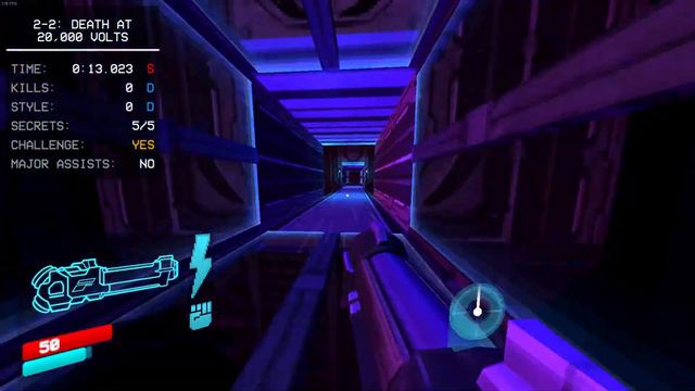 ULTRAKILL 2-2 : DEATH AT 20000 VOLTS Speedrun 25:830 sec