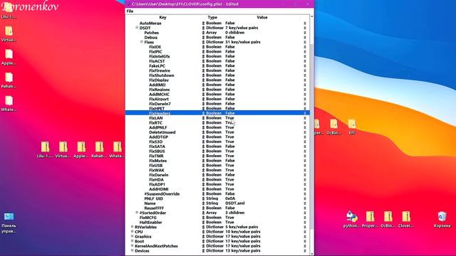КАК НАСТРОИТЬ CLOVER ДЛЯ УСТАНОВКИ MACOS BIG SUR НА PC В WINDOWS 10?! HACKINTOSH - ALEXEY BORONENKO смотреть онлайн