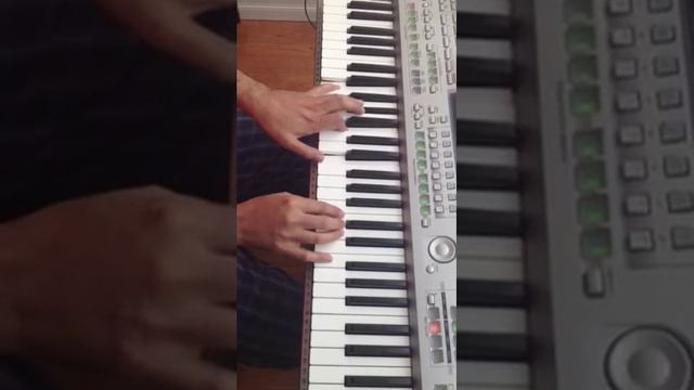 Malaguena Flamenco guitar played by Yamaha Tyros 2 by ALI M смотреть онлайн