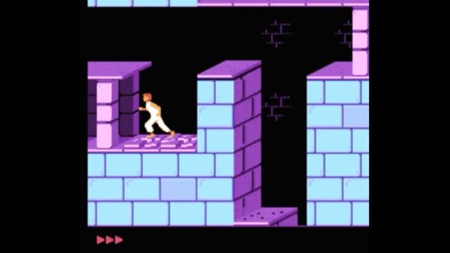 Dendy (Famicom,Nintendo,Nes) 8-bit Prince of Persia Level 1
