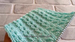 Всегда есть выбор! Один узор спицами - 2 варианта с переходом! Очень интересно!