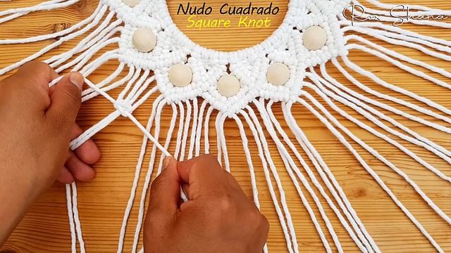 DIY MANDALA en MACRAME (paso a paso) | DIY Macrame Mandala Wall Hanging Step by Step Tutorial смотреть онлайн