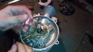 регулировка котактного и безконтактного зажигания бензопилы "Дружба"-4