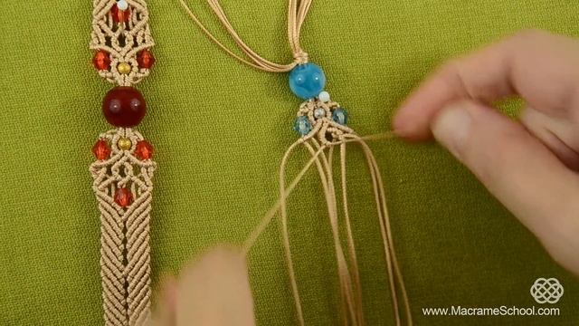 Big Bead Boho Bracelet Tutorial by Macrame School смотреть онлайн