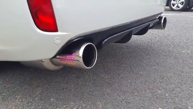 Subaru Legacy 2.0R STI Genome exhaust backboxes смотреть онлайн
