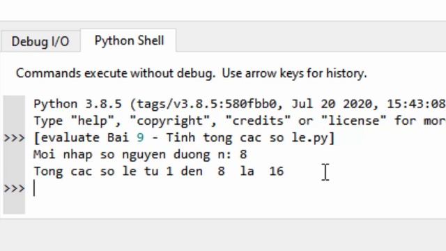 Lập trình Python - Viết chương trình tính tổng các số lẻ từ 1 tới n | VniTeach Channel смотреть онлайн