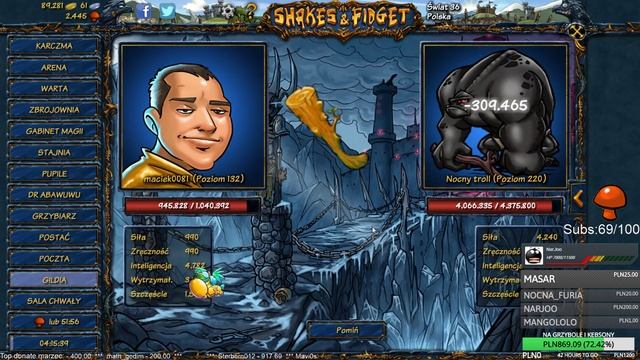 KOPIEMY SERCE! - PIERWSZE PODZIEMIA NA S36 NALEŻĄ DO NAS!!! :) - SHAKES & FIDGET S36.pl смотреть онлайн