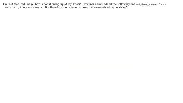 Wordpress: Featured Image id disappeared смотреть онлайн