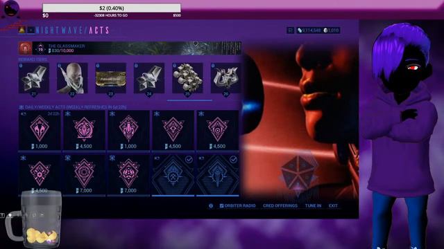 Warframe Live | Glass maker lost track of the weeks but is a new nightwave week смотреть онлайн