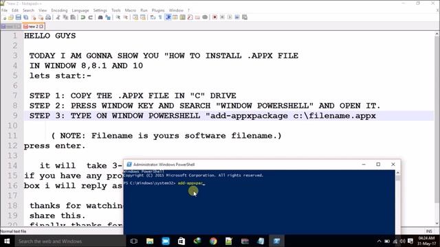 HOW TO INSTALL ".APPX FILE ON WINDOW 8/8.1/10 || INSTALL .APPX FLIE || ISTALL .APPX ASHALT 8 FILE смотреть онлайн