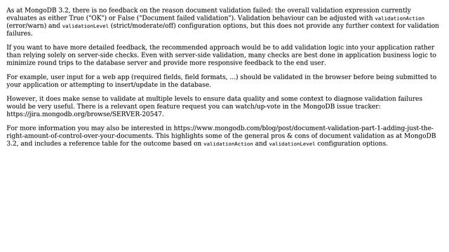 Databases: How do I determine why a MongoDB document is failing validation? (2 Solutions!!) смотреть онлайн