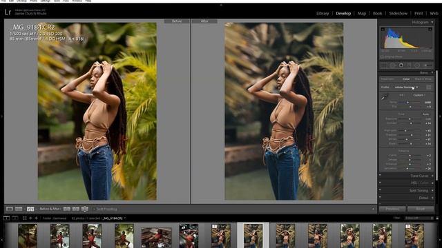 How to Color Grade Swimwear Shots in Adobe Lightroom смотреть онлайн