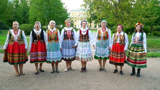 Ансамбль «Polskie kwiaty» песня на польском языке «Растекайся Висла» смотреть онлайн