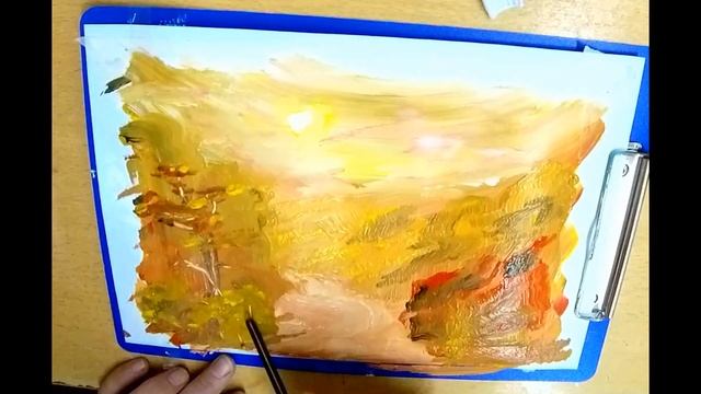 Интуитивная живопись. Горная река Китая. The mountain river of China. Acrylic Painting. смотреть онлайн